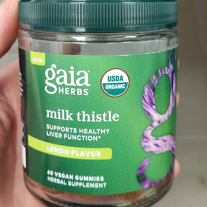 photo of Gaia herbs organic milk thistle lemon shared by @brtjohns on  05 Oct 2025 - review
