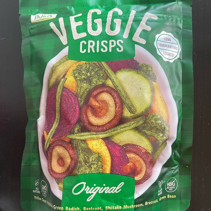 photo of DJ&A Veggie Crisps (Original) shared by @paologemma on  12 May 2024 - review