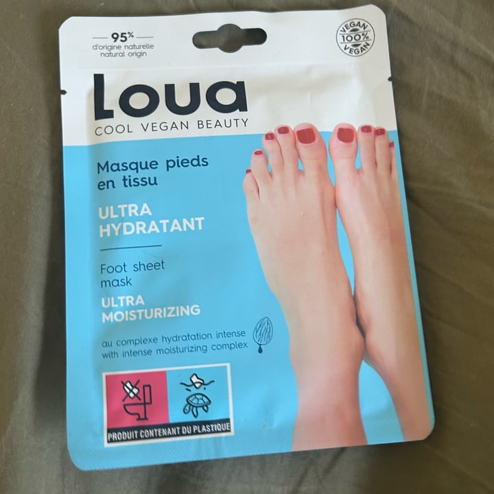 photo of Loua - Cool Vegan Beauty foot sheet mask ultra hydratant shared by @elenina on  19 Jul 2025 - review