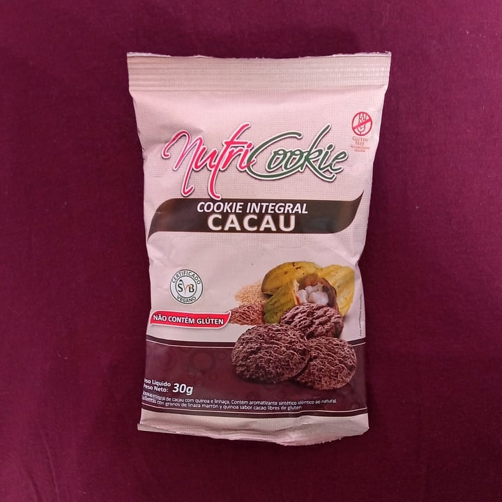 photo of Nutripleno Cookie Integral Cacau shared by @estrelaveg on  18 Apr 2024 - review