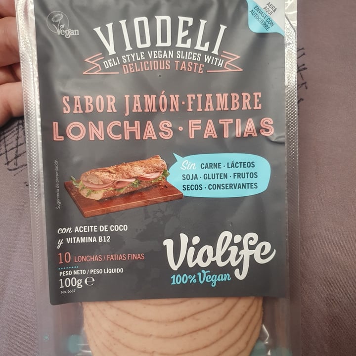 photo of Violife Lonchas sabor Jamón shared by @davidganja on  14 Sep 2023 - review