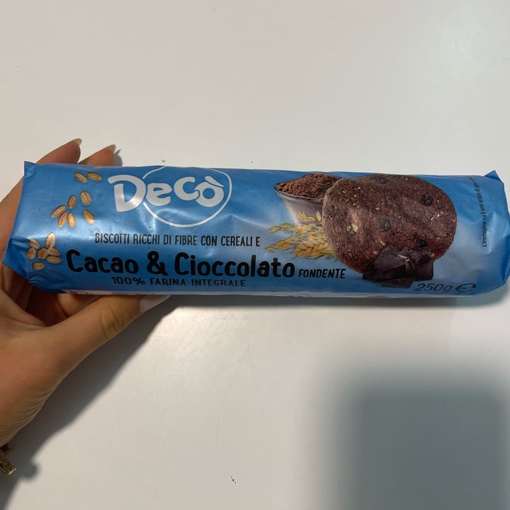 photo of Decò biscotti cacao & cioccolato shared by @vegaya on  03 Oct 2025 - review