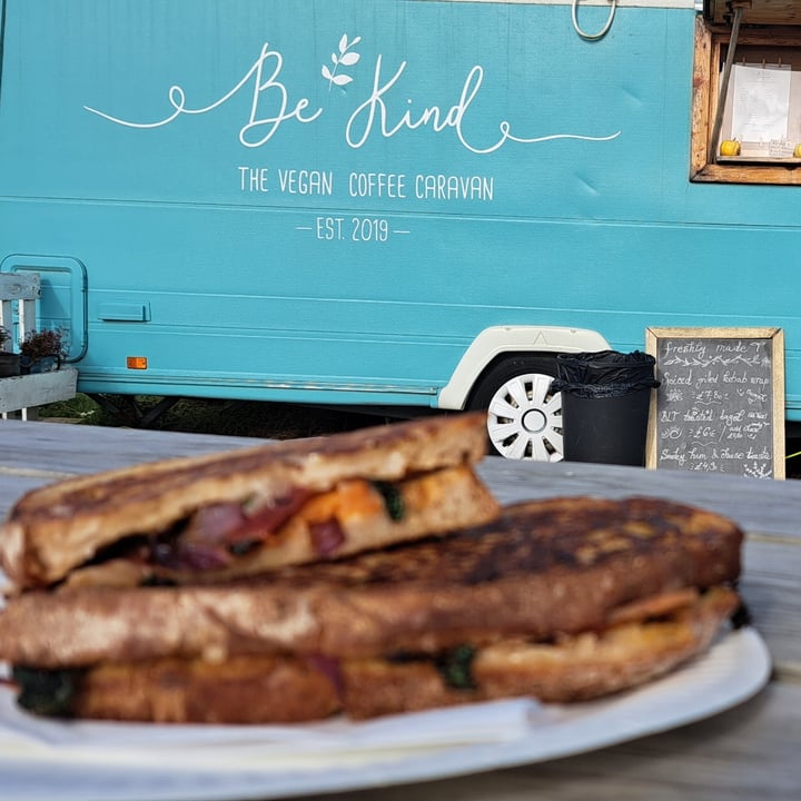 photo of Be Kind The Vegan Coffee Caravan Sourdough Roasted Veg Toastie shared by @trailrunningman on  27 Oct 2023 - review