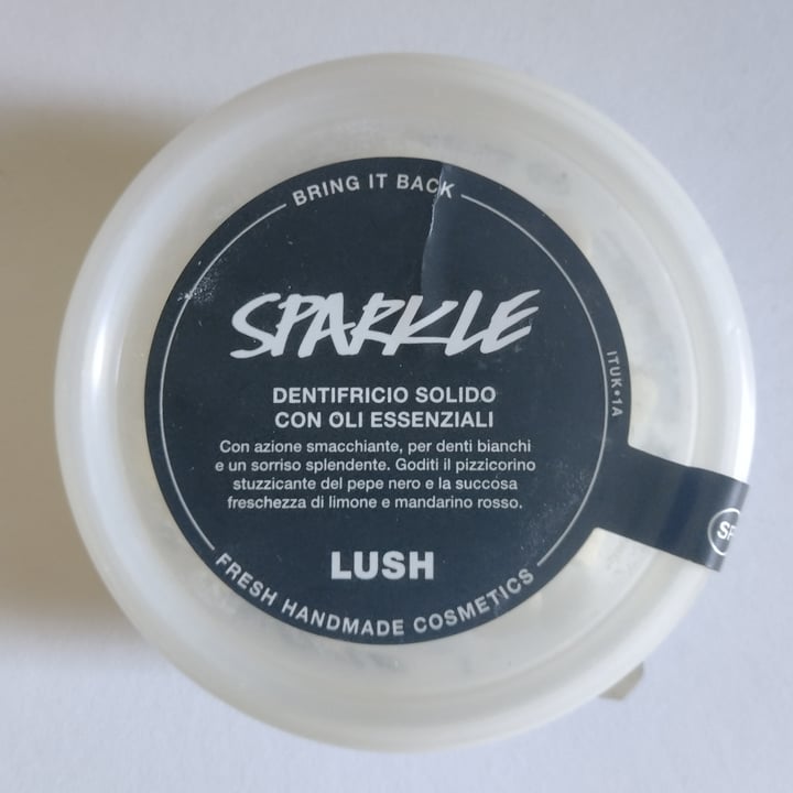 photo of Lush Dentifricio Solido Sparkle shared by @ziacarmelo on  12 Jan 2024 - review