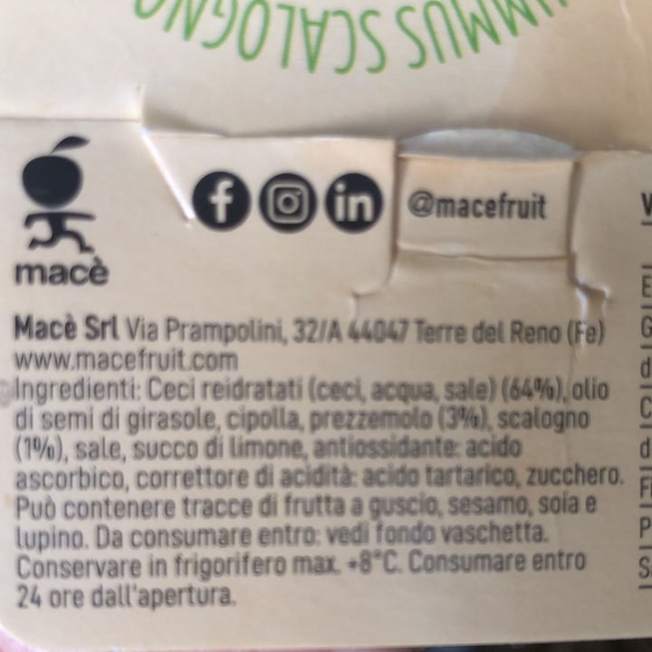 photo of Macè Hummus Scalogno E Prezzemolo shared by @gordongordon on  01 Dec 2023 - review