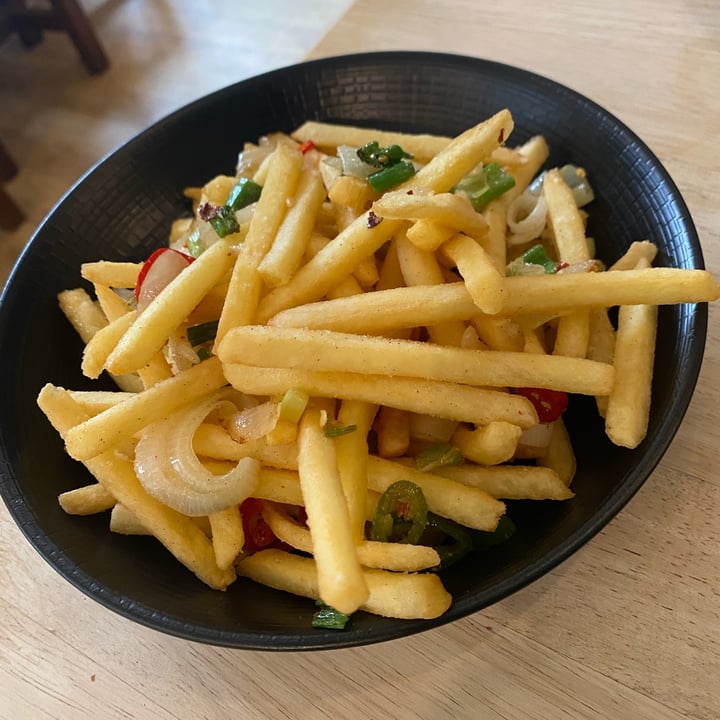 photo of The Garden Cafe & Take Away Salt and pepper fries shared by @meganthevegetable on  15 Mar 2024 - review