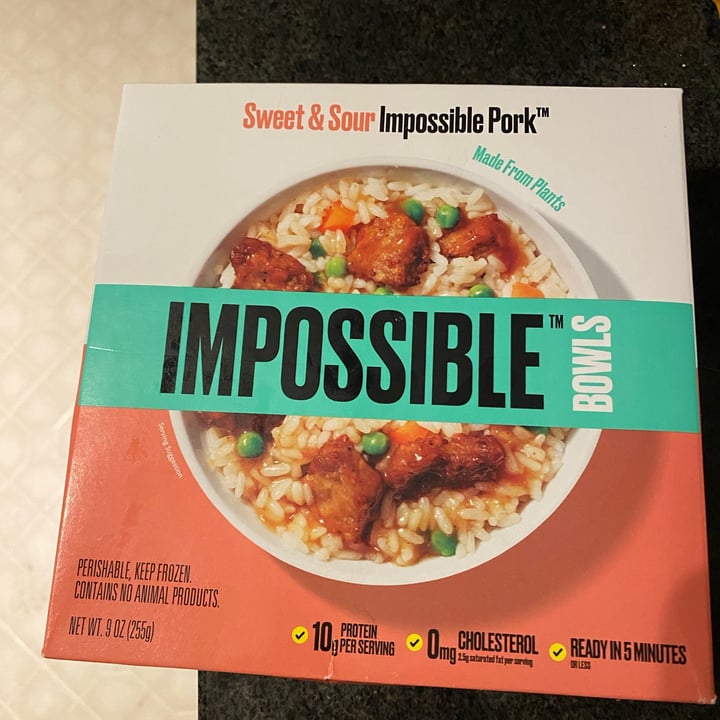 photo of Impossible Foods Sweet & Sour Impossible Pork shared by @sandrews on  19 Nov 2023 - review