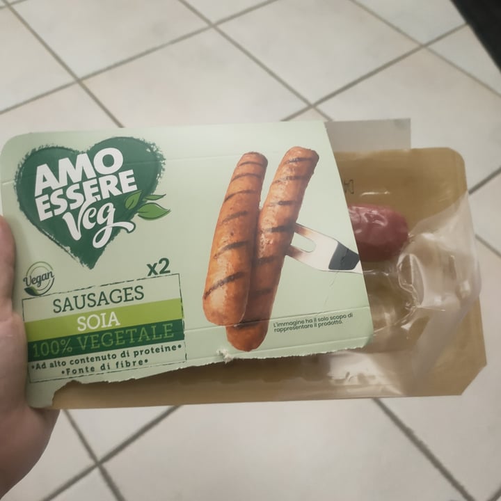photo of Amo Essere Veg V-Sausages shared by @federicabilion on  31 Jul 2024 - review