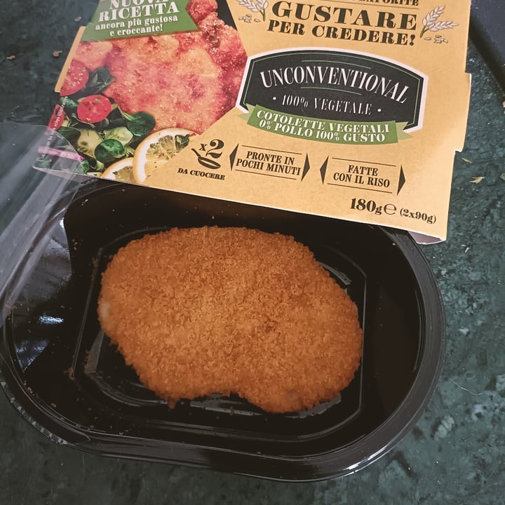 photo of Unconventional Cotolette Vegetali 0% Pollo 100% Gusto shared by @aribes on  19 Apr 2024 - review