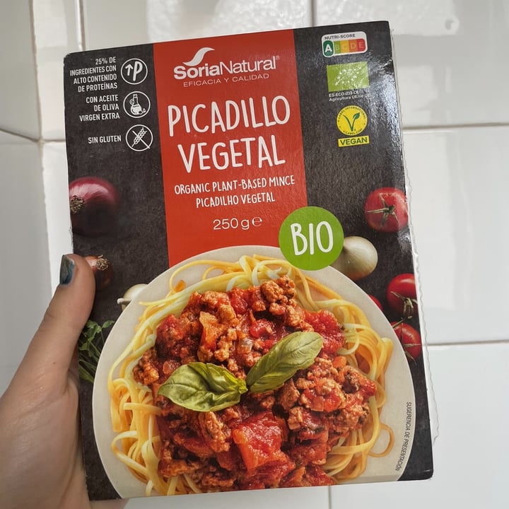 photo of Soria Natural Picadillo vegetal shared by @elejoyful on  12 Dec 2023 - review