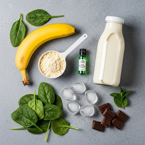 Easy Vegan Mint Chip Protein Smoothie: Quick, Healthy & Dairy-Free Breakfast Easy Vegan Mint Chip Protein Smoothie: Quick, Healthy & Dairy-Free Breakfast