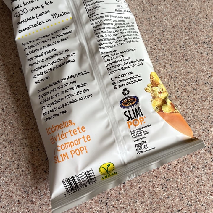 photo of Slim Pop Palomitas Cheddar shared by @bego18 on  27 Jan 2024 - review