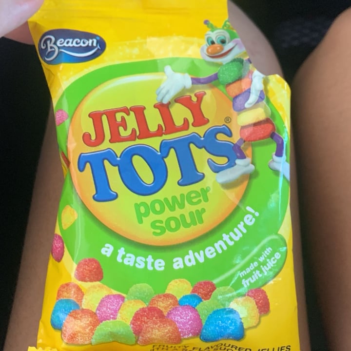 photo of Beacon Power Sour Jelly Tots shared by @noahtheveg on  18 Dec 2024 - review