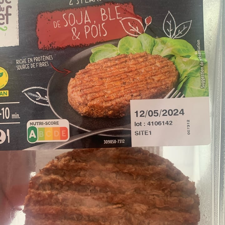 photo of Toque du chef Steak Soja, Blé et Pois shared by @almafrancesa on  04 May 2024 - review