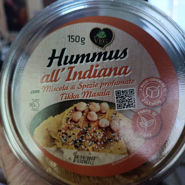 photo of ioVEG hummus all'indiana shared by @gianlucagiuseppe on  18 Aug 2023 - review