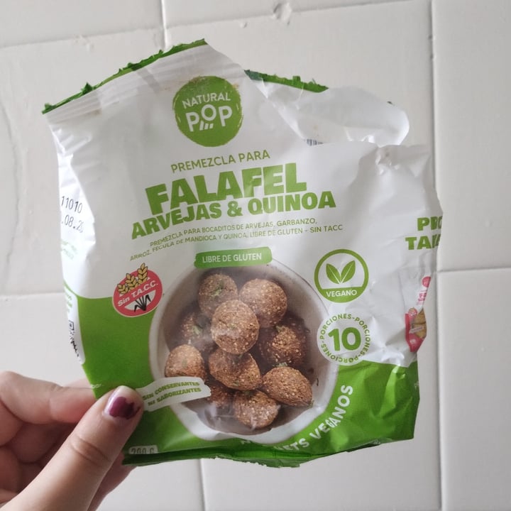photo of Natural Pop premezcla falafel arvejas y quinoa shared by @roflo on  07 Nov 2023 - review