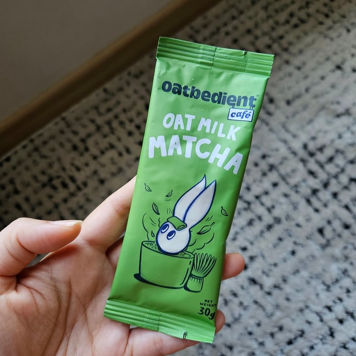 photo of Oatbedient Oat Milk Matcha shared by @meixin2603 on  20 Jun 2025 - review