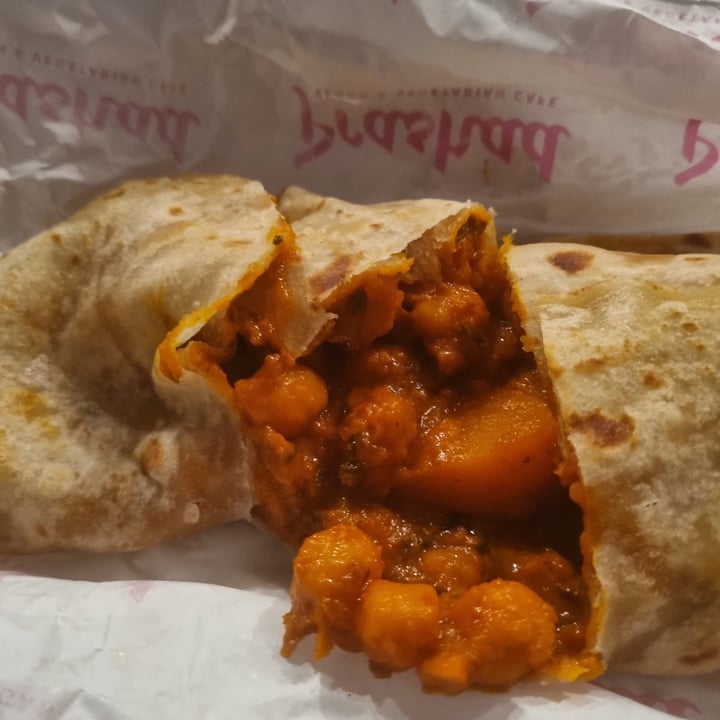photo of Prashad Cafe & Spices Constantia Chole masala Wrap shared by @carmz on  26 Mar 2024 - review