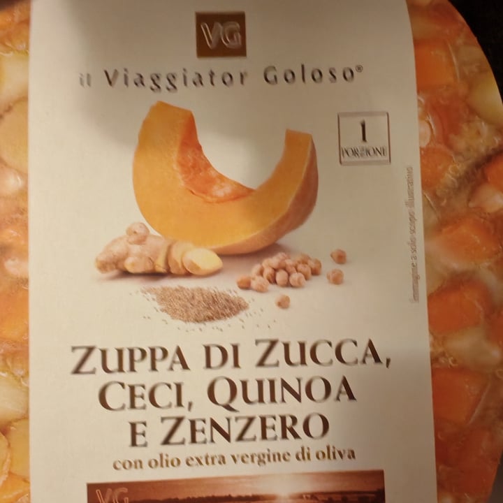 photo of Il Viaggiator Goloso zuppa di zucca, ceci, quinoa e zenzero shared by @francescarest on  26 Sep 2025 - review