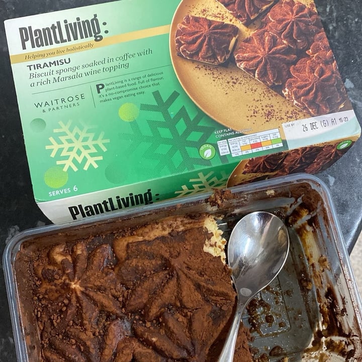 photo of Plant Living Tiramisu shared by @vegansuttonmama on  16 Dec 2024 - review