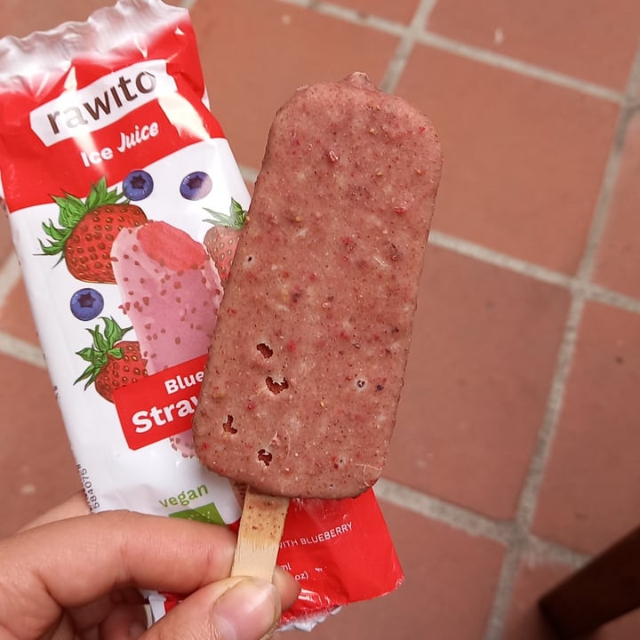 photo of Rawito Blueberry Strwaberry Ice Popsicle shared by @thekangaroo on  09 Aug 2025 - review
