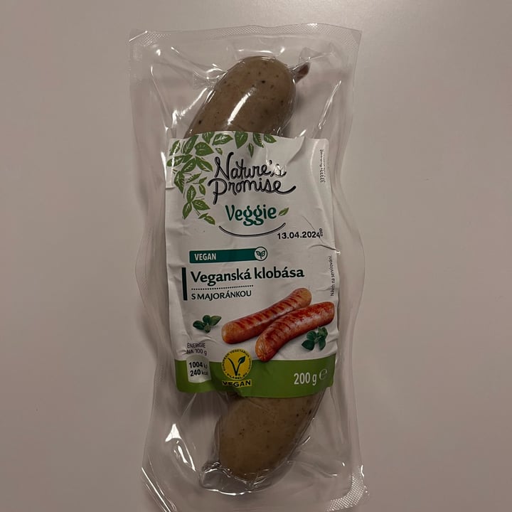 photo of Nature's Promise vegan sausage shared by @queenelisabeth21 on  29 Mar 2024 - review