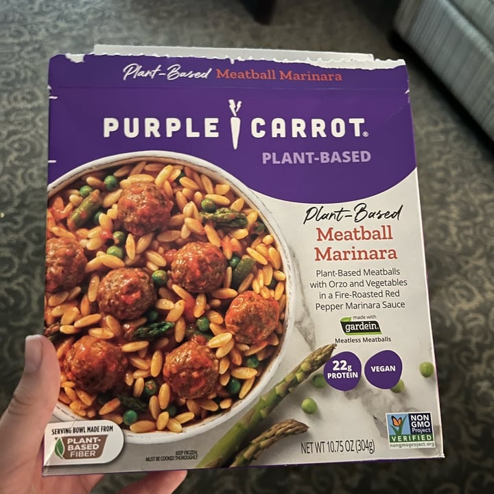 photo of Purple Carrot Plant-Based Meatball Marinara shared by @andrewbrown23 on  18 Aug 2023 - review