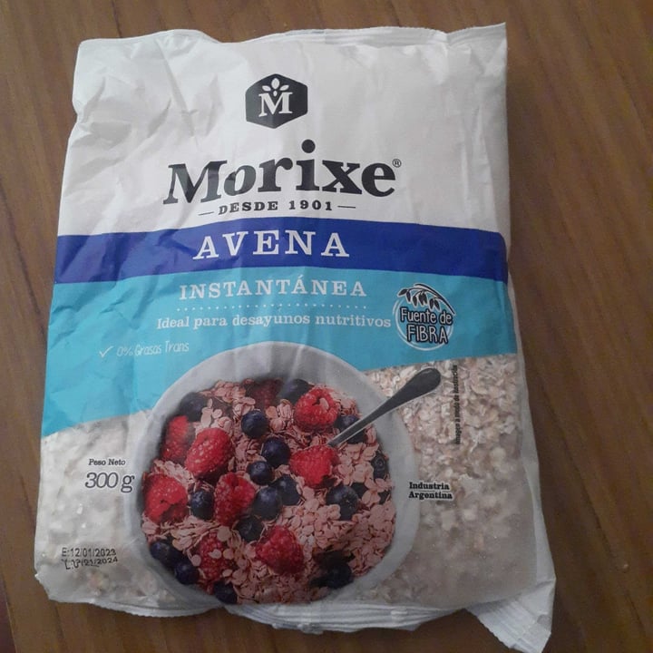 photo of Morixe Avena Instantánea shared by @emiantiespecista on  17 Oct 2023 - review