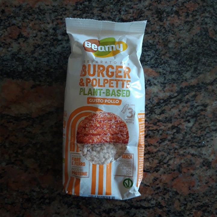 photo of Beamy preparato per Burger e polpette Plant Based al gusto pollo shared by @ggiorgia on  15 Aug 2025 - review