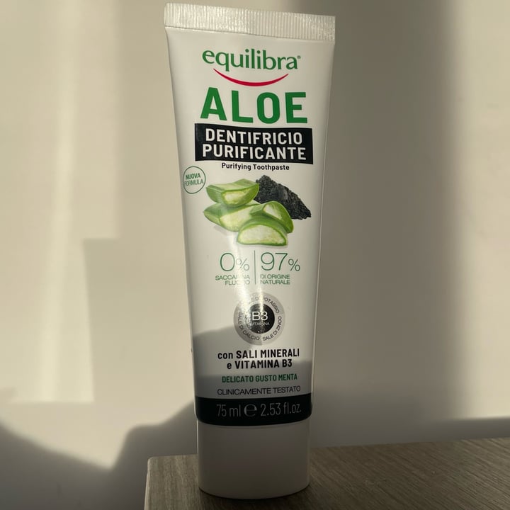 photo of Equilibra Aloe Dentifricio Purificante shared by @elviradeleo on  19 Apr 2024 - review