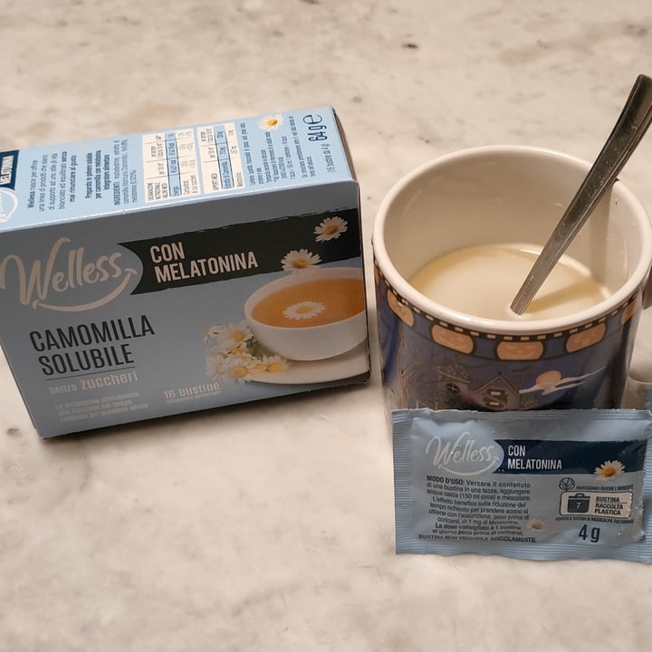 photo of Welless camomilla solubile con melatonina shared by @lauralettini on  16 Sep 2023 - review
