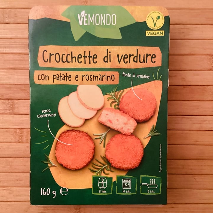 photo of Vemondo crocchette di verdure con patate e rosmarino shared by @caterpillargirl on  13 Jun 2024 - review