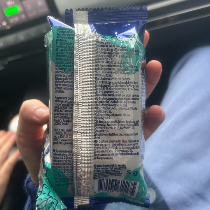 photo of Zigmas Seaweed Snack Sea Salt shared by @helena12345 on  07 Oct 2025 - review