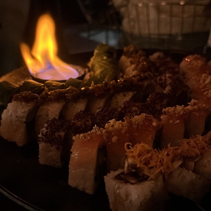photo of Nagasaki Sushi Tenedor de sushi libre vegano shared by @aprilasmyname on  02 Aug 2024 - review