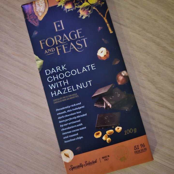 photo of Forage and Feast 71% Dark Chocolate With Hazelnuts shared by @cdg2399 on  12 May 2024 - review