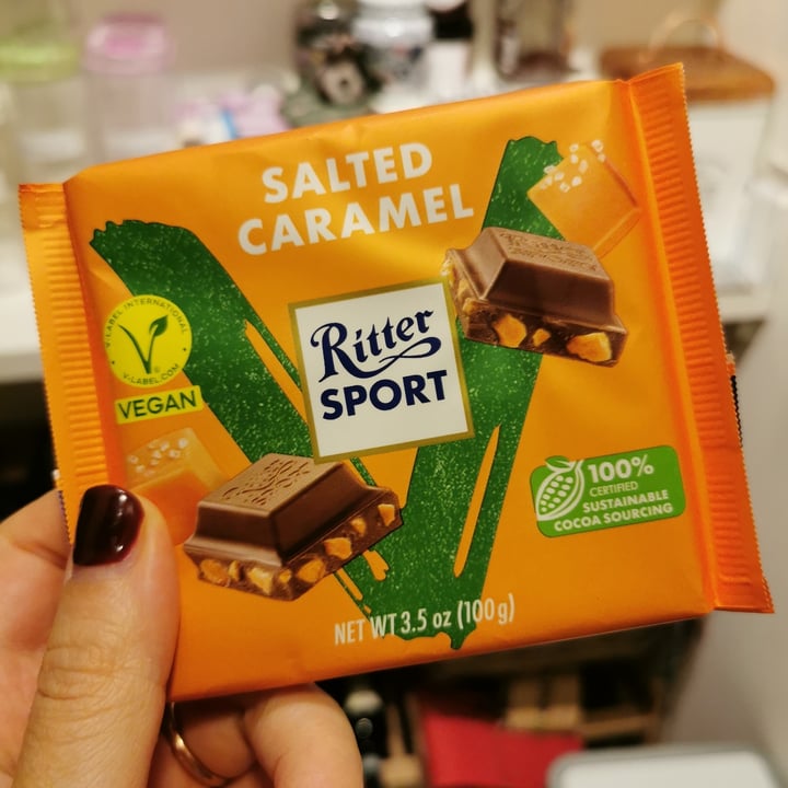 photo of Ritter Sport Salted Caramel shared by @lindatheweirda on  26 Oct 2023 - review