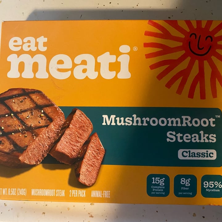 photo of Eat Meati Classic Steaks shared by @friendlyvegan on  02 Oct 2024 - review