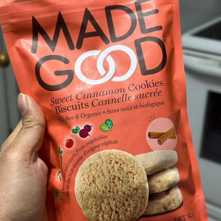 photo of Made Good Cinnamon Sugar Cookies shared by @avnieatsvegan on  08 Sep 2023 - review