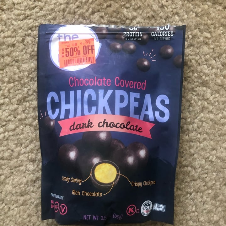 photo of The Good Bean Dark Chocolate Covered Chickpeas shared by @emmc1 on  20 Aug 2025 - review