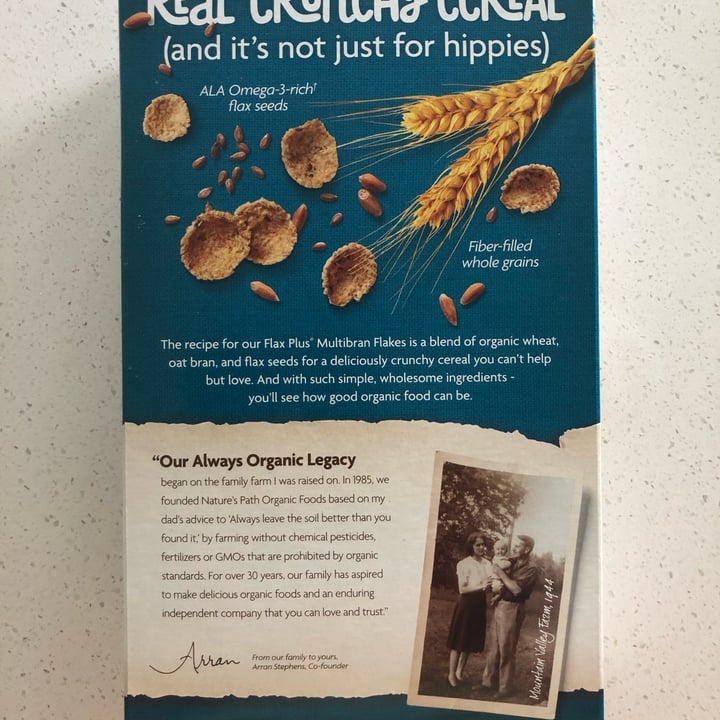 photo of Nature's Path Foods Flax Plus Multibran Flakes shared by @sueprozak on  04 Jun 2024 - review