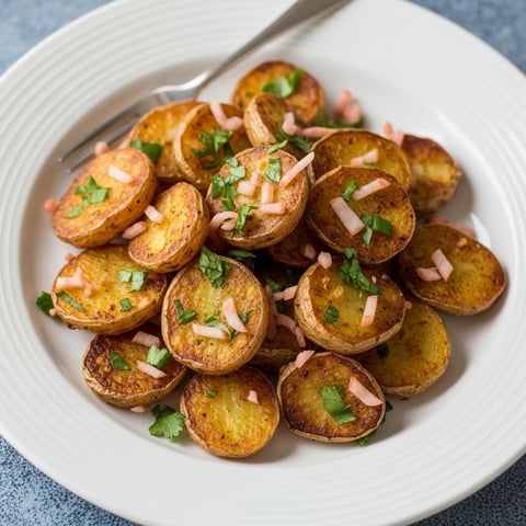Easy Crispy Vegan Smashed Potatoes with Gourmet Black Truffle Sour Cream