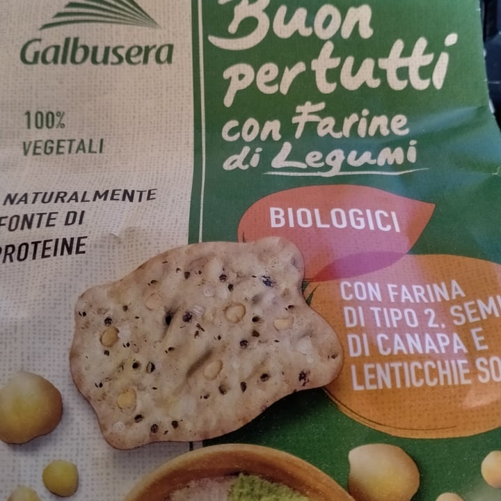 photo of Galbusera buon per tutti biologico con farine di legumi (cracker) shared by @clarita76 on  18 Oct 2023 - review