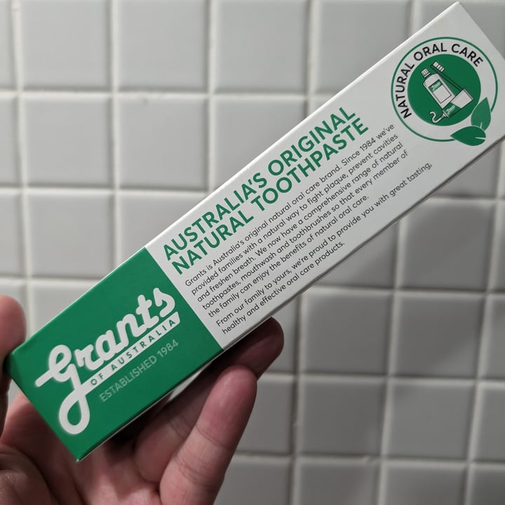photo of Grants of Australia Mild mint toothpaste shared by @stevenneoh on  29 Dec 2023 - review
