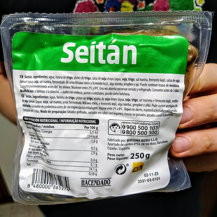 photo of Hacendado Seitan shared by @lidiaaguilar on  17 Aug 2023 - review