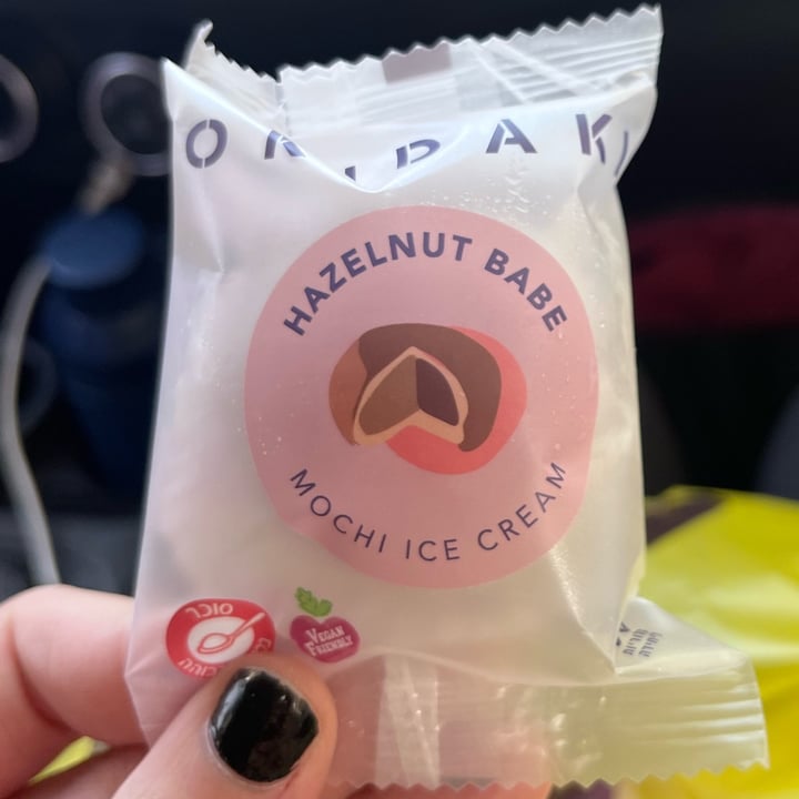 photo of okidaki Mochi Ice Cream - Hazelnut shared by @matimemes on  10 Sep 2023 - review