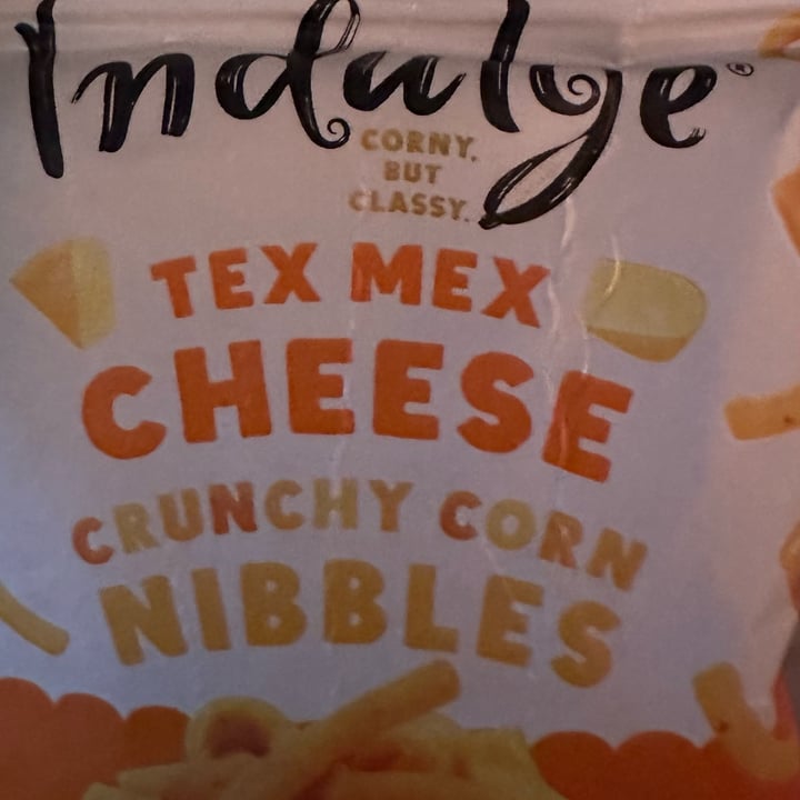 photo of Indulge Tex Mex Cheese Crunchy Corn Nibbles shared by @veganosaurus on  02 Oct 2025 - review