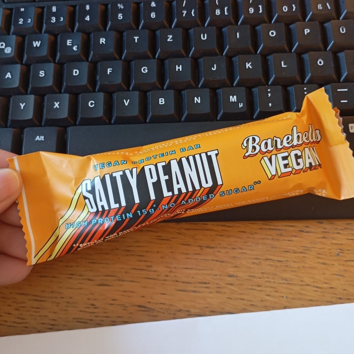 photo of Barebells Vegan Salty Peanut Protein Bar shared by @gwenda on  05 May 2024 - review