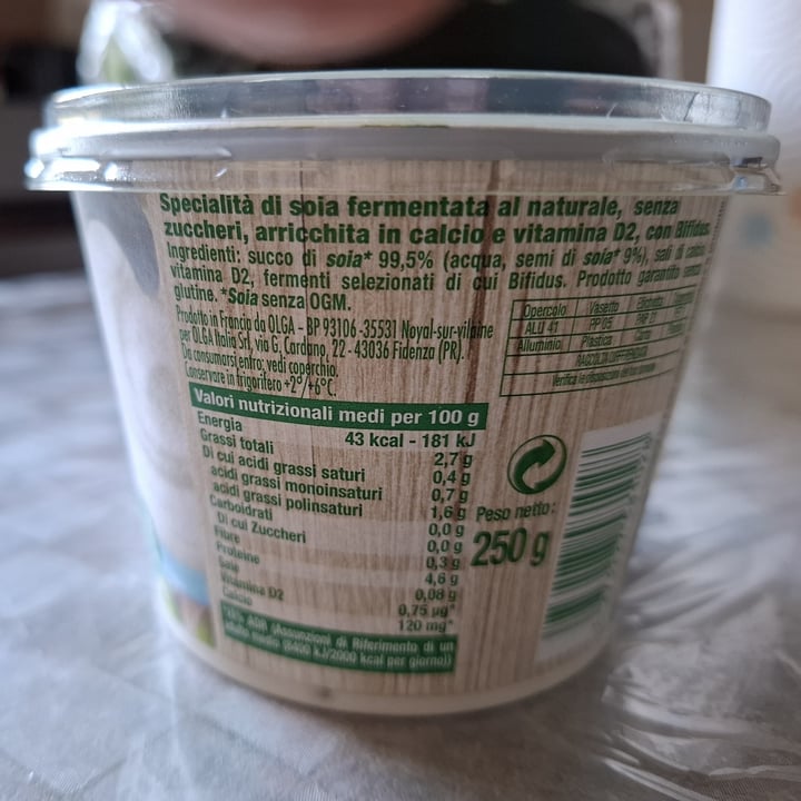 photo of Sojasun Bifidus Bianco (Yogurt) shared by @mariversovegan on  23 Jul 2025 - review