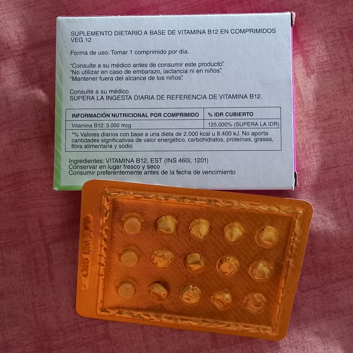 photo of Veg12 Vitamina B12 shared by @-fa on  04 Sep 2025 - review