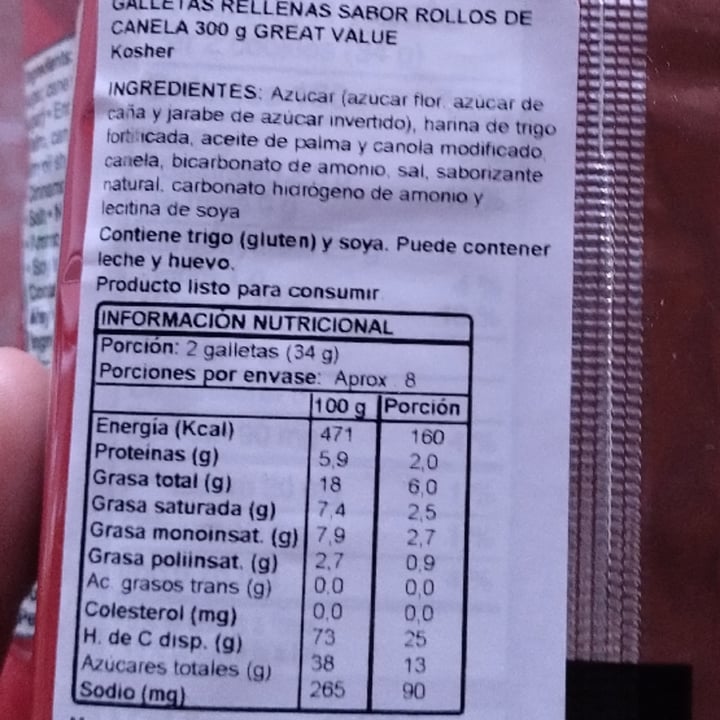 photo of Great Value  Cinnamon Bun shared by @catamartins on  26 Oct 2024 - review
